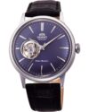 Ρολόι ORIENT Classic Semi Skeleton Automatic Black Leather Strap