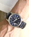 Ρολόι ORIENT Classic Sun and Moon Automatic Blue Leather Strap - Image 2