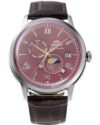 Ρολόι ORIENT Classic Sun and Moon Automatic Brown Leather Strap