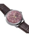 Ρολόι ORIENT Classic Sun and Moon Automatic Brown Leather Strap - Image 3