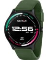 Ρολόι SECTOR S-06 Smartwatch Green Silicone Strap