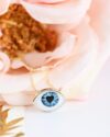 Κολιέ Forever I See LOVE της SOLEDOR από χρυσό 14Κ με μάτι - Image 7