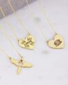 Κολιέ Love Heart από χρυσό 14Κ της σειράς FOREVER I SEE LOVE της SOLEDOR - Image 3