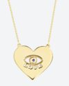 Κολιέ Eye Love από χρυσό 14Κ της σειράς FOREVER I SEE LOVE της SOLEDOR