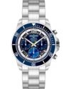 AQUADIVER Force Master Chronograph Silver Stainless Steel Bracelet