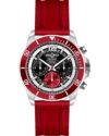 Ρολόι AQUADIVER Force Master Chronograph Red Rubber Strap
