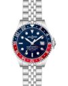 Ρολόι AQUADIVER Water Master III GMT Dual Time Silver Stainless Steel Bracelet