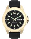 TIMEX Essex Avenue Black Leather Strap