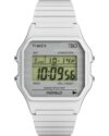 Ρολόι TIMEX T80 Chronograph White Stainless Steel Bracelet