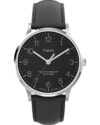 Ρολόι TIMEX Waterbury Black Leather Strap