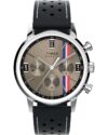 Ρολόι TIMEX Marlin Chronograph Black Leather Strap