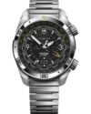 Ανδρικό ρολόι VICTORINOX Air Pro αυτόματο με τριπλή ώρα και ασημί μπρασελέ