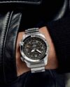 Ανδρικό ρολόι VICTORINOX Air Pro αυτόματο με τριπλή ώρα και ασημί μπρασελέ - Image 2