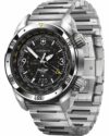 Ανδρικό ρολόι VICTORINOX Air Pro αυτόματο με τριπλή ώρα και ασημί μπρασελέ - Image 3