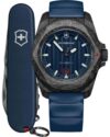 Ρολόι VICTORINOX I.N.O.X. Automatic Blue Rubber Strap Gift Set