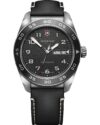 Ρολόι VICTORINOX Swiss Army Black Leather Strap