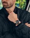 Ρολόι VICTORINOX Swiss Army Black Leather Strap - Image 2