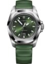 Ανδρικό ρολόι VICTORINOX I.N.O.X. με πράσινο λουράκι από καουτσούκ