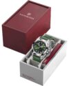 Ανδρικό ρολόι VICTORINOX I.N.O.X. με πράσινο λουράκι από καουτσούκ - Image 8