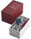 Ανδρικό ρολόι VICTORINOX Maverick με ασημί μπρασελέ από ανοξείδωτο ατσάλι - Image 8