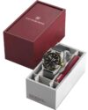Ανδρικό ρολόι VICTORINOX Maverick με μαύρο λουράκι από καουτσούκ - Image 8