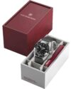 Ανδρικό ρολόι VICTORINOX Maverick αυτόματο με μαύρο λουράκι από καουτσούκ - Image 8