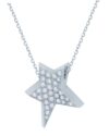 Κολιέ Light Your Way της SOLEDOR από λευκόχρυσο 14K με ζιργκόν