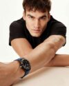 Ρολόι BREIL Tribe Black Horizon Blue Combined Materials Strap - Image 2
