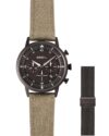Ρολόι BREIL Six.3.Nine Chronograph Brown Combined Materials Strap